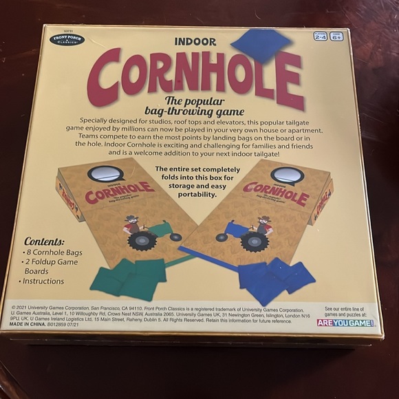 NWT Indoor Cornhole Game by Front Porch Classics. - Picture 2 of 4
